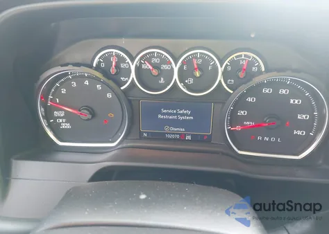 2021 Chevrolet Silverado 1500 4Wd Short Bed Lt Trail Boss z USA, uszkodzony, nr VIN 1GCPYFED9MZ270934